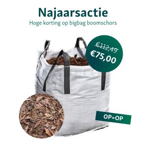 Bigbag boomschors actie